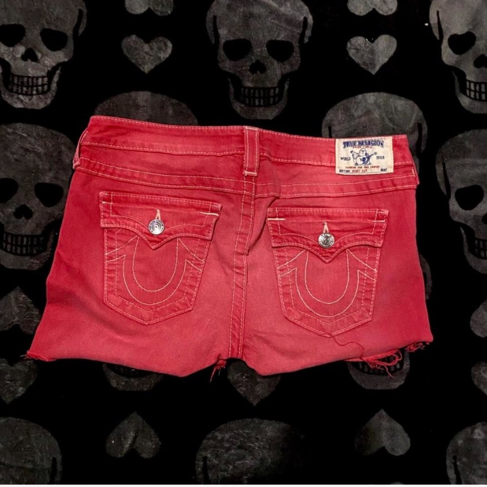 True Religion Vibrant Red Jeans